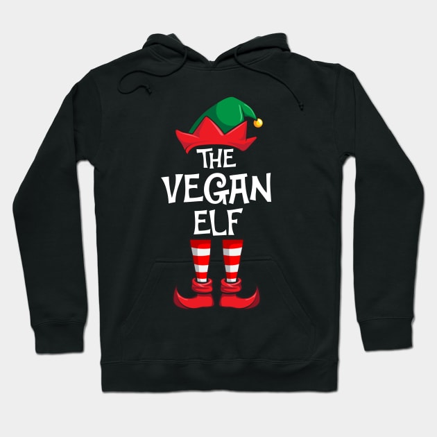 Vegan Elf Matching Family Christmas Vegetarian Hoodie by hazlleylyavlda